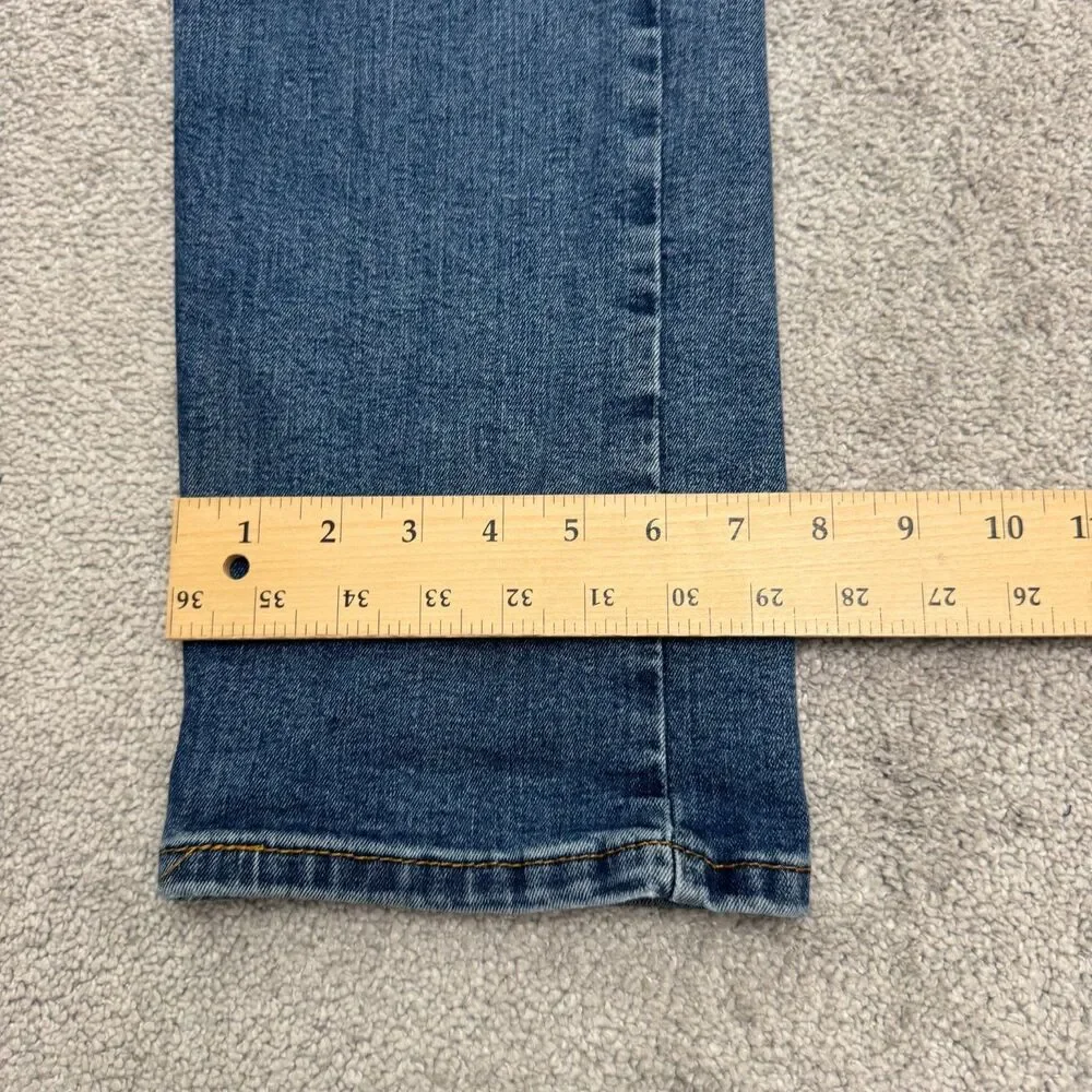 Levi's 506 Straight Leg Denim Jeans Mens 36x30 Blue Medium Wash Cotton Casual